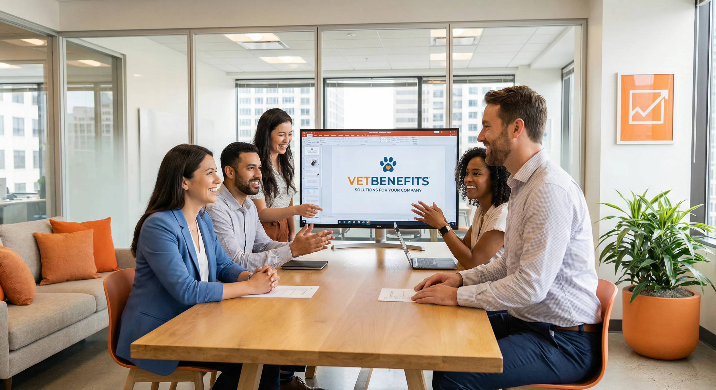 Equipo profesional en entorno corporativo